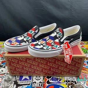 Vans Slip-On Checkered Cube Womens 7 / 7.5